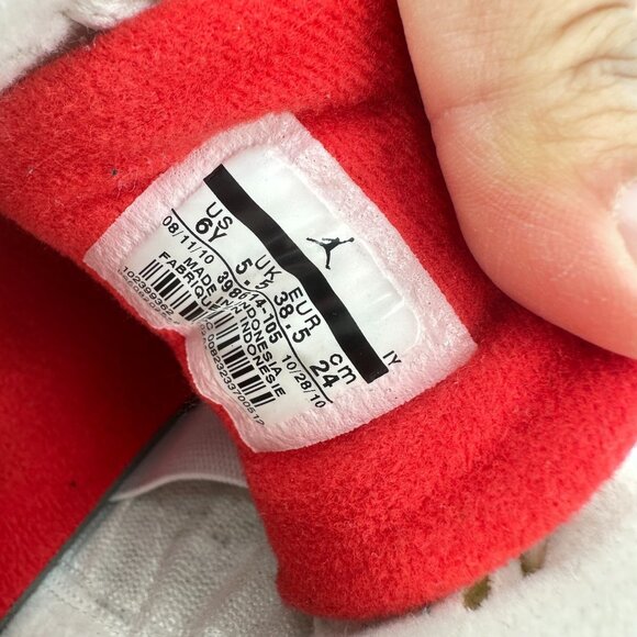 Nike Air Jordan 3 Retro Youth Size 6Y Women 7.5 DN3707-100 White Cement Shoes - Picture 10 of 11